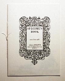 Specimen Book - 1